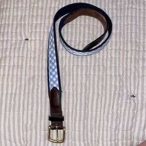 Men’s vinyard vine plaid belt